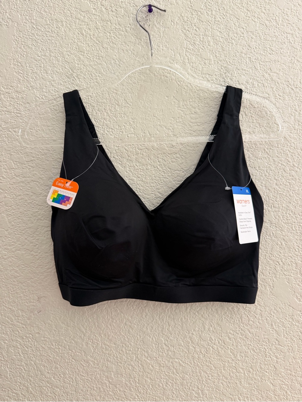 Warner's Cloud 9 Super Soft Smooth Invisible Look Wireless lightly Lined Bra - Picture 4 of 7